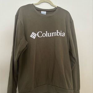 Columbia Men's Green Crewneck Sweater
